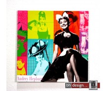 Bild "Audrey Hepburn" 40 x 40 cm