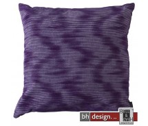 Spizy Kissen Streifen lila/grau  45 cm x 45 cm