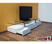 Plasmas TV-Tisch hochglanz weiss