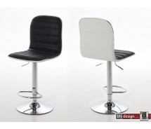 Sardinia Barhocker schwarz/weiss