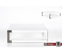 Staut Couchtisch hochglanz weiss 90 x 90 cm