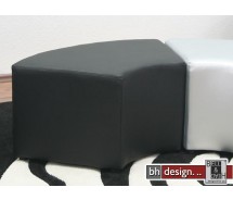 Snake Hocker schwarz
