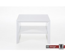 Solei Ecktisch  hochglanz weiss 60 cm