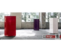 Arte M Hochkommode Solo Hochglanz 50 x 116 cm