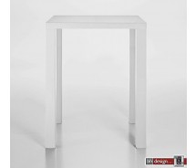 Space Bartisch hochglanz weiss 80 x 80 cm