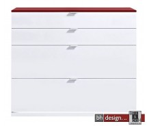 Arte M VIP Sideboard mit 4 Schubladen in verschiedenen Farbvarianten 120 x 103 cm