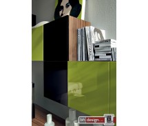 Storia Hängemodul Nussbaum/Grün 1 Tür