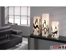 Tischleuchte Table Lounge 2 aus Glas und Sicherheitsglas, 