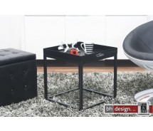 Two in One Couchtisch Schwarz