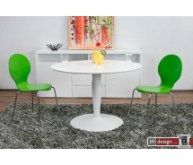 Catrin Esstisch weiss 110 cm rund
