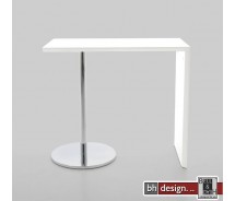 Titanium Bartisch hochglanz weiss