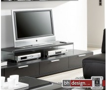 Arte M TV-Element Game Schwarz 180 cm x 24,5 cm