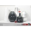 Spizy Vase X-Schmal silber H 40 cm