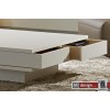 Arte M Couchtisch Game Plus Weiss mit Schubladen 