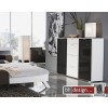 Arte M Sideboard Gallery Super Plus Weiss/Anthrazitglas 150 x 84 cm