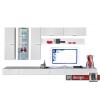 Arte M Vitrine Game Weiss/Parasolglas 64,5 cm x 198 cm