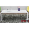 Larissa Couchtisch Hochglanz weiss
