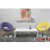 Larissa Couchtisch Hochglanz weiss