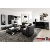 Arte M Couchtisch Game Schwarz/Schwarzglas 90 cm x 90 cm