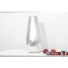 Spizy Vase X-Schmal silber H 40 cm