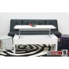 Solei Couchtisch hochglanz weiss mit Funktion 120 x 60 cm