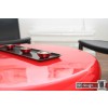 Strice Couchtisch rot hochglanz  100 cm