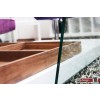 Switch Couchtisch hochglanz weiss mit gebogenem Glas  140  x  68 cm 