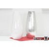 Spizy Vase X-Schmal silber H 40 cm