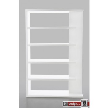 Cave Regal / Raumteiler 120 cm x H 185 weiss hochglanz 