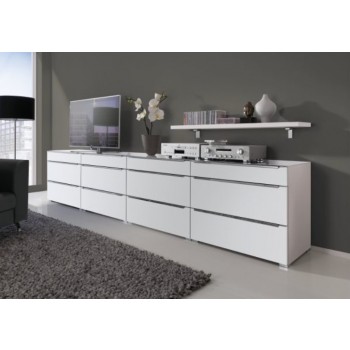 Alegro2 Style Lowboard by Nolte Möbel, 320 x 66 cm, 12 Schubkästen, in verschiedenen Farben