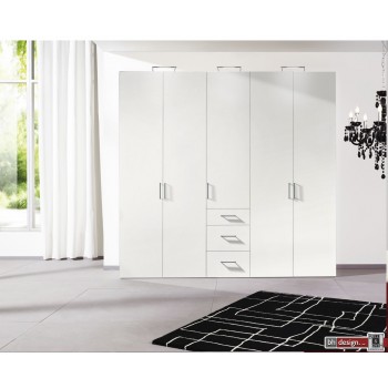 Express Möbel Drehtürenschrank Brooklyn, unifarben und Schubladen, Höhe 216 cm oder Höhe 236 cm