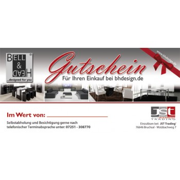 Gutschein von bhdesign.de