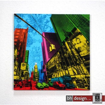 Bild "American City 1" 40 x 40 cm