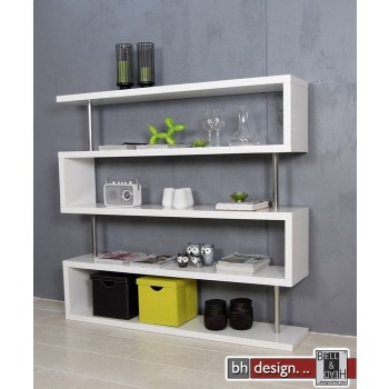 Snake Regal hochglanz weiss 165 x 156 cm