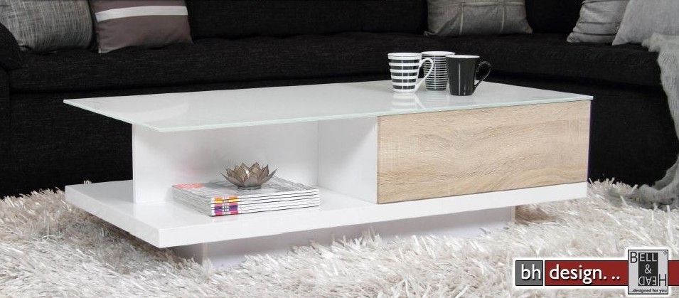 Kliff Couchtisch Hochglanz Weiss Mit Sanoma 120 Cm X 60 Cm Powered By Bell Head Preiswerte Versandkosten Innerhalb De