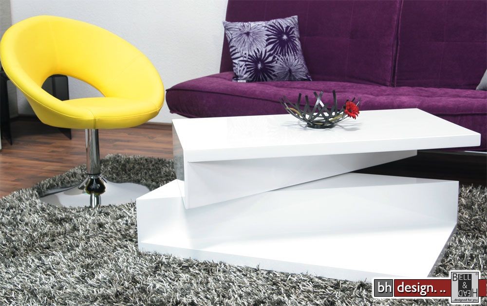 Monaco2 Couchtisch Weiss 100 Cm Powered By Bell Head Preiswerte