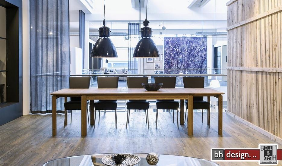 Ventura Esstisch by bhdesign Eiche Echtholzfurnier 200 cm ...