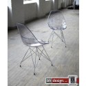 Glamour Designstuhl transparent by Canett Design