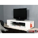 Bax TV-Tisch hochglanz weiss 135 x 45 cm