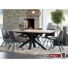 Maison Esstisch by Canett Design,  Eiche weiss geölt  180 x 100 cm, alternativ mit Ansteckplatten