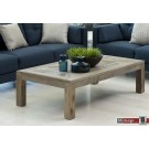 Mimosa Couchtisch Ulme massiv recycled Holz 140 x 80 cm 