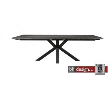 Maison Esstisch by Canett Design,  Eiche antik grau gebeizt 240 x 100 cm, alternativ mit Ansteckplatten
