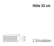 Nolte Möbel Sideboard Alegro2 Style , 160  x 53 cm, 2 Schubkästen, in verschiedenen Farben