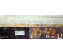 Einzelgemälde 130 x 50 cm "Goldrush"