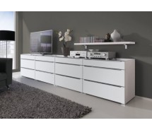 Alegro2 Style Lowboard by Nolte Möbel, 320 x 66 cm, 12 Schubkästen, in verschiedenen Farben