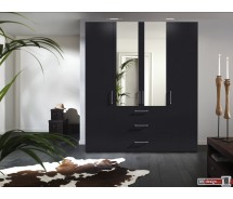 Express Möbel Drehtürenschrank Brooklyn, mit Spiegel  und Schubladen, Höhe 216 cm oder Höhe 236 cm