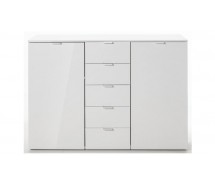 Express Möbel Kommode One 700 , 2 Türen 5 Schubkästen, verschiedene Farbvarianten B 140 cm x H 100 cm