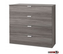 Express Möbel Kommode One 700 , 4 Schubkästen, verschiedene Farbvarianten B 80 cm x H 80 cm