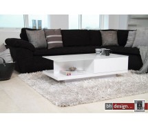 Kliff Couchtisch hochglanz weiss 120 cm x 60 cm