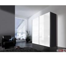 Express Möbel Schwebetürenschrank FOUR YOU, Lackfront weiss, 150 cm bis 300 cm , Höhe 216 cm oder Höhe 236 cm